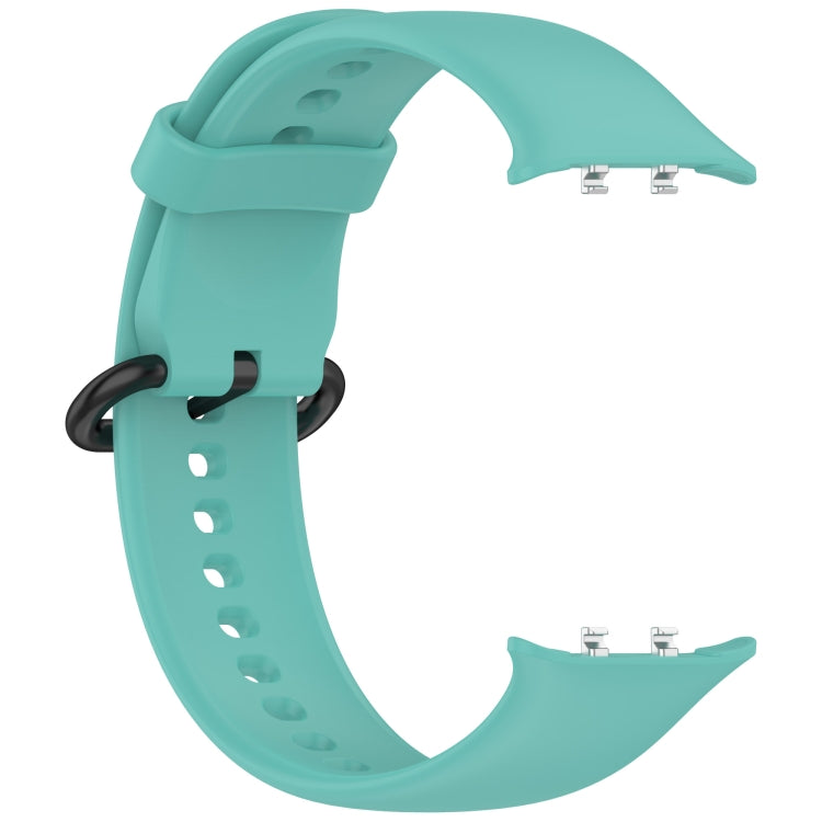 For Honor Watch 5 Solid Color Black Buckle Soft Silicone Watch Band