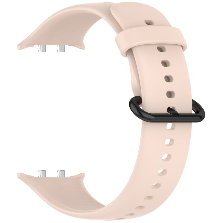 For Honor Watch 5 Solid Color Black Buckle Soft Silicone Watch Band