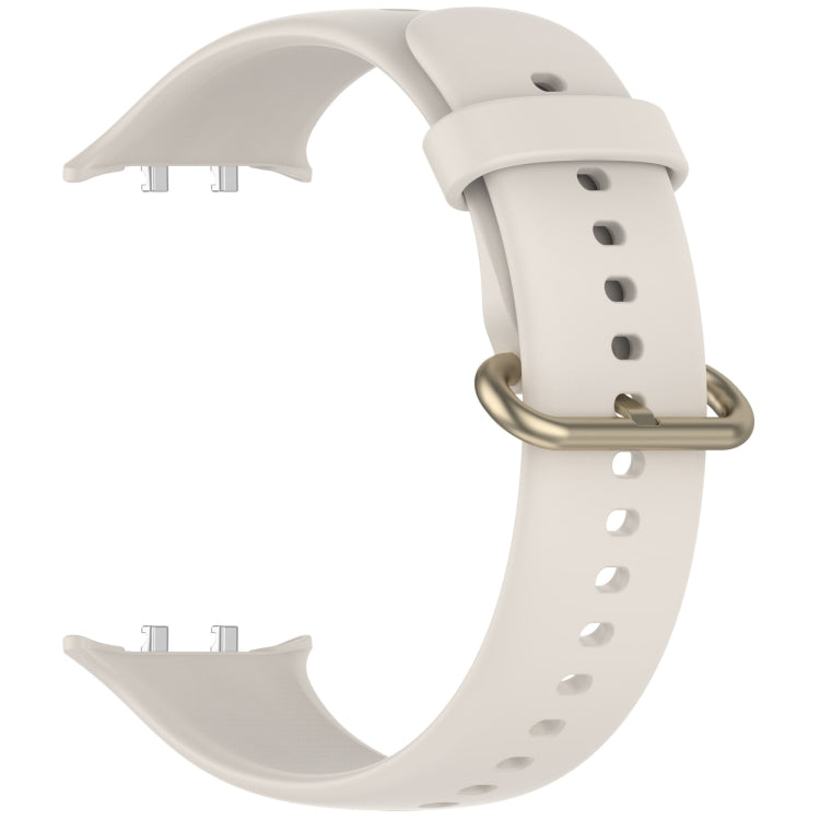 For Honor Watch 5 Solid Color Black Buckle Soft Silicone Watch Band