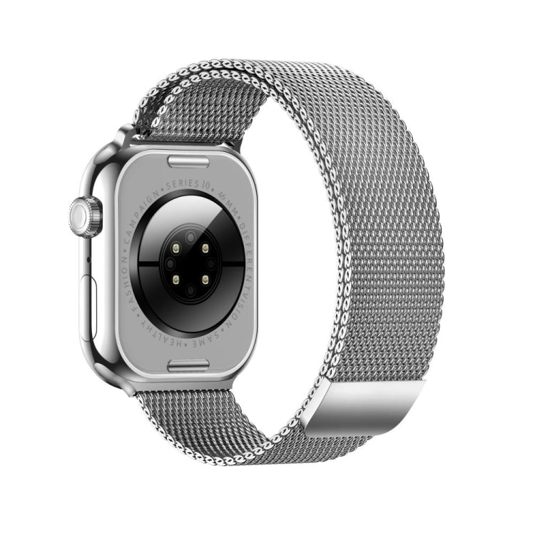 KL08 2.04 inch Color Screen Smart Watch Milan Steel Strap, Support Bluetooth Call