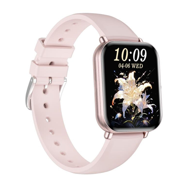 KM66 1.75 inch Color Screen Smart Watch Silicone Strap, Support Bluetooth Call