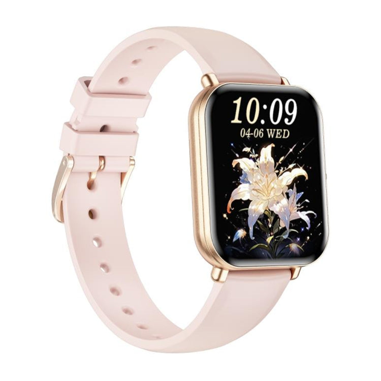 KM66 1.75 inch Color Screen Smart Watch Silicone Strap, Support Bluetooth Call
