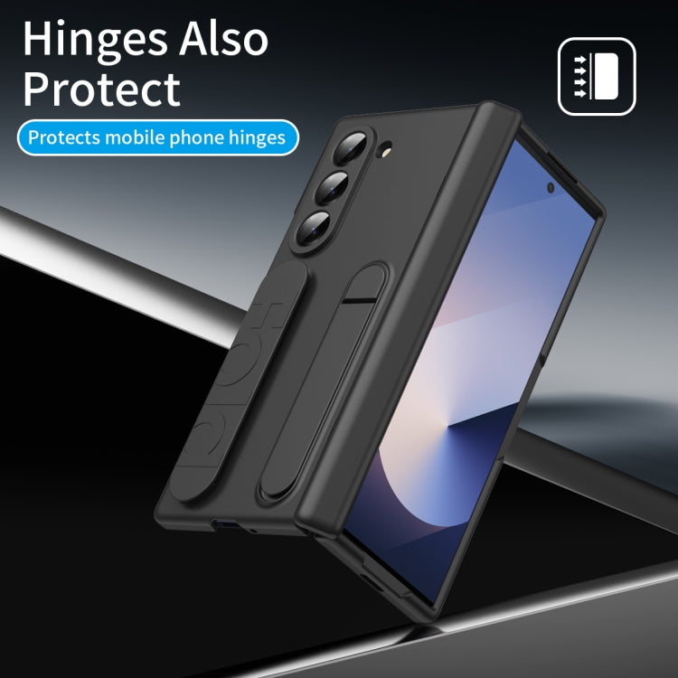 For Galaxy Z Fold5 5G Bazher Shell Film Integrated Holder Shockproof Phone Case