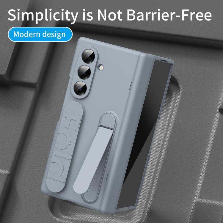 For Galaxy Z Fold7 5G Bazher Shell Film Integrated Holder Shockproof Phone Case