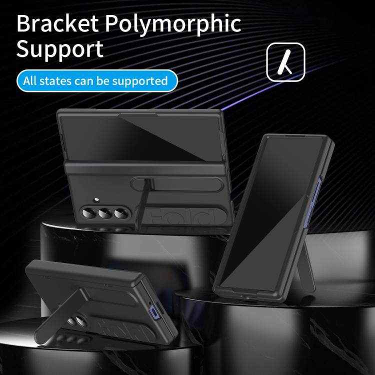 For Galaxy Z Fold7 5G Bazher Shell Film Integrated Holder Shockproof Phone Case