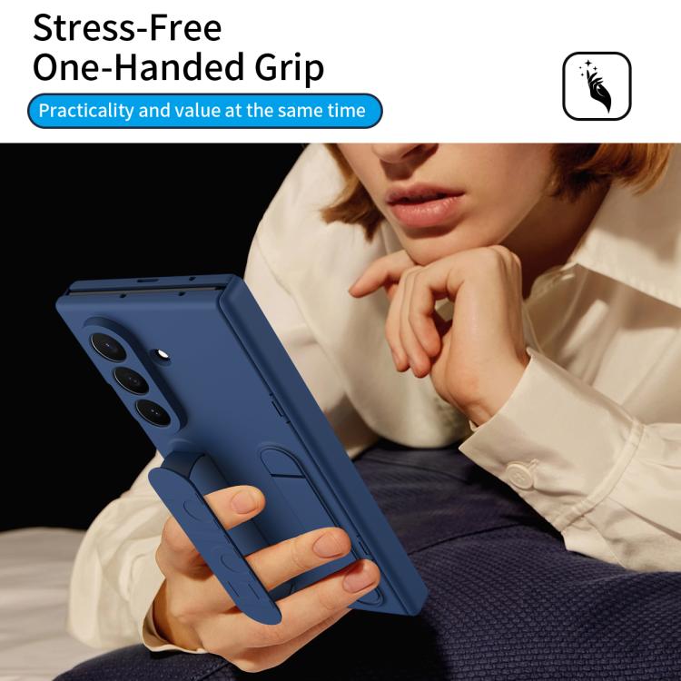 For Galaxy Z TriFold Bazher Shell Film Integrated Holder Shockproof Phone Case
