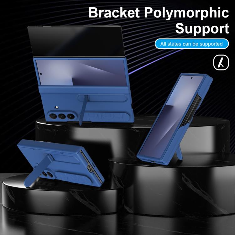 For Galaxy Z TriFold Bazher Shell Film Integrated Holder Shockproof Phone Case
