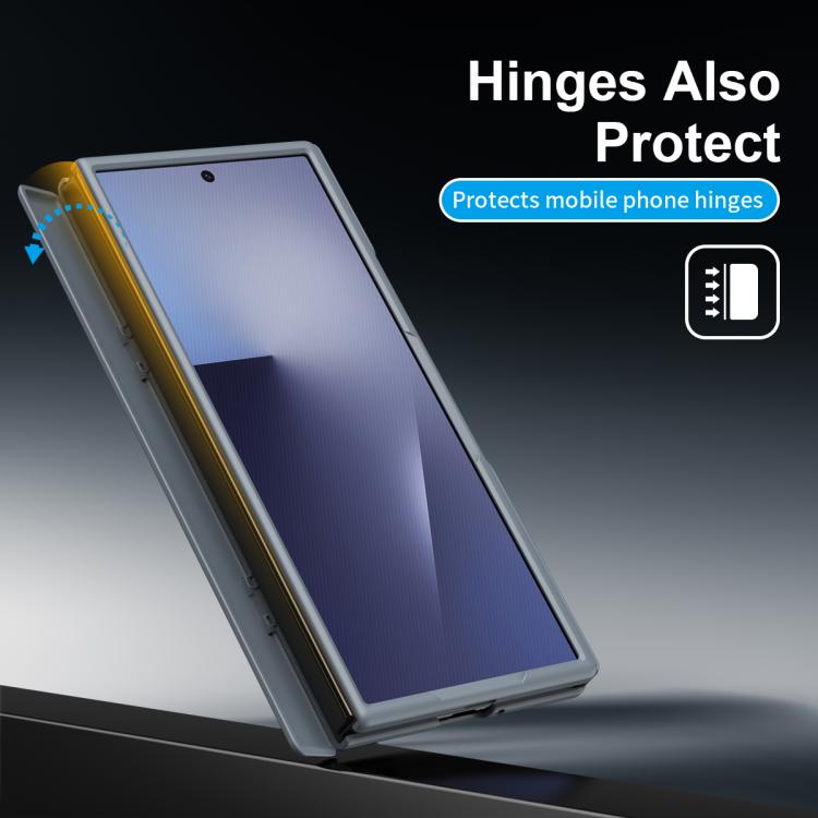 For Galaxy Z TriFold Bazher Shell Film Integrated Holder Shockproof Phone Case