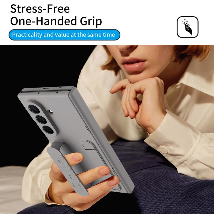 For Galaxy Z TriFold Bazher Shell Film Integrated Holder Shockproof Phone Case