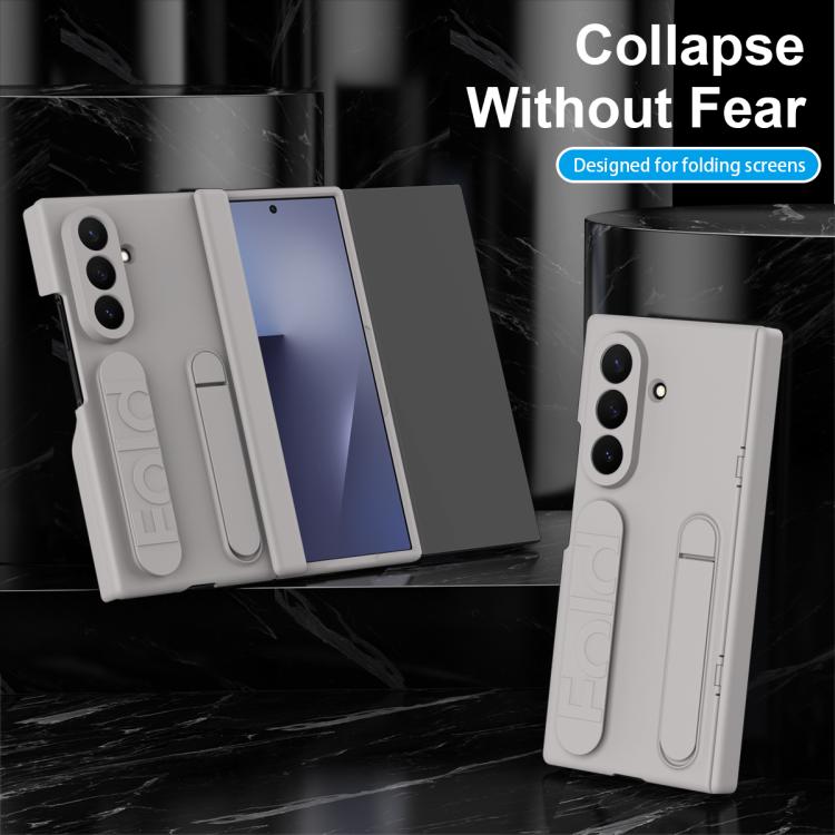 For Galaxy Z TriFold Bazher Shell Film Integrated Holder Shockproof Phone Case