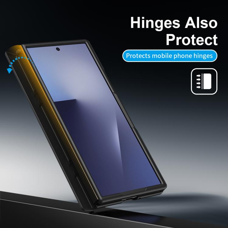 For Galaxy Z TriFold Bazher Shell Film Integrated Holder Shockproof Phone Case