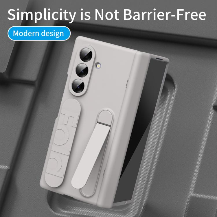 For Galaxy Z Fold8 Ultra 5G Bazher Shell Film Integrated Holder Shockproof Phone Case