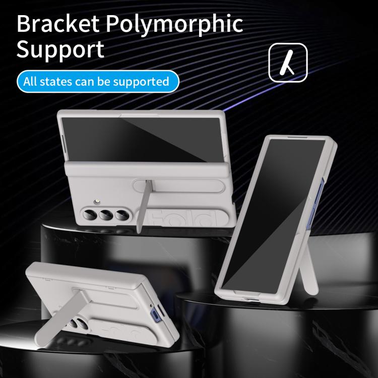 For Galaxy Z Fold8 Ultra 5G Bazher Shell Film Integrated Holder Shockproof Phone Case