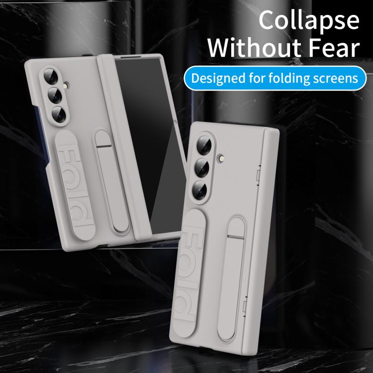 For Galaxy Z Fold8 Ultra 5G Bazher Shell Film Integrated Holder Shockproof Phone Case