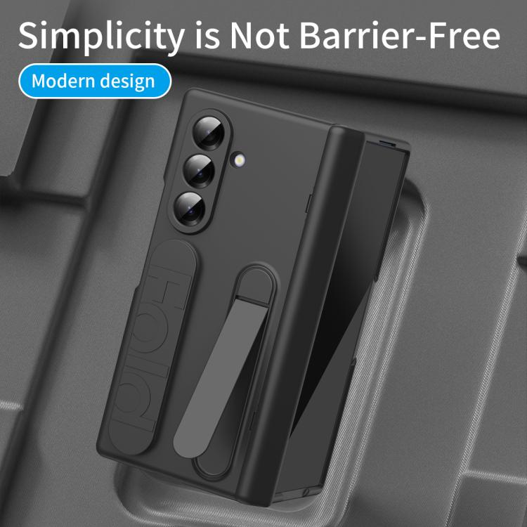 For Galaxy Z Fold8 Ultra 5G Bazher Shell Film Integrated Holder Shockproof Phone Case