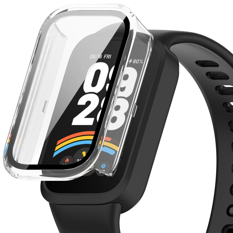 For Redmi Band 3 Tempered Glass Film Integrated PC Watch Protective Case
