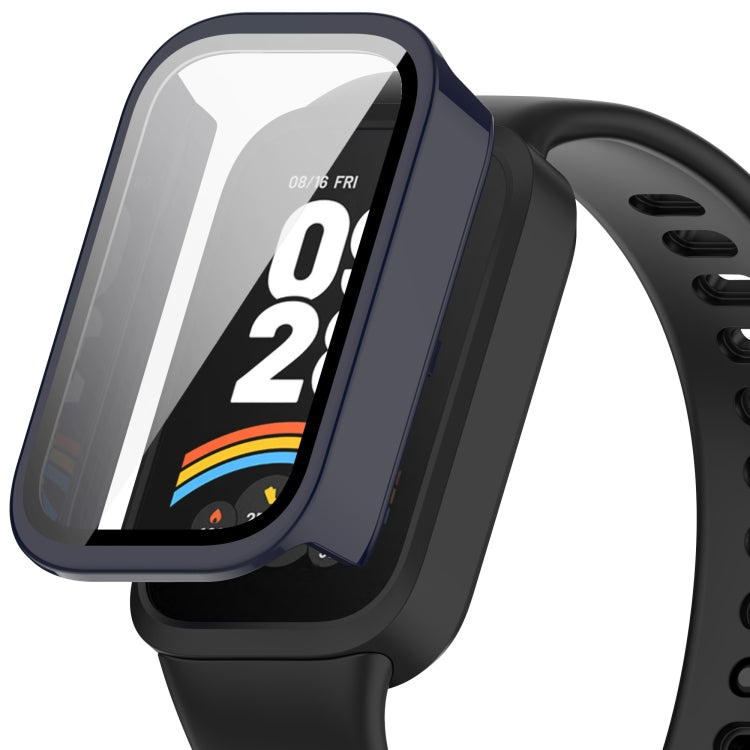 For Xiaomi Smart Band 9 Active Tempered Glass Film Integrated PC Watch Protective Case