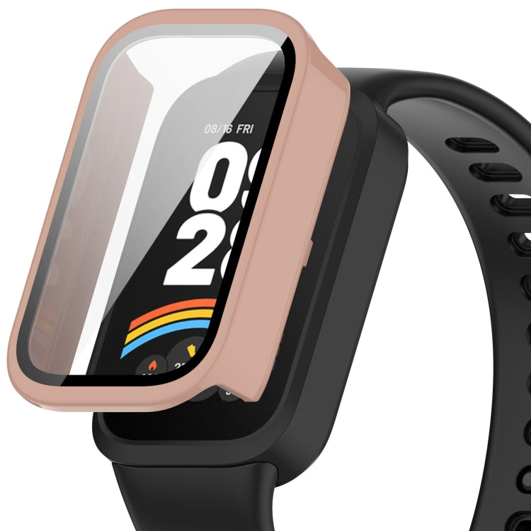 For Xiaomi Smart Band 9 Active Tempered Glass Film Integrated PC Watch Protective Case