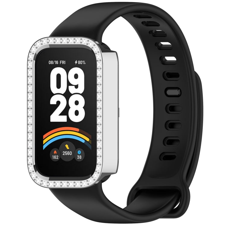 For Redmi Band 3 Diamond PC Half Coverage Watch Protective Case