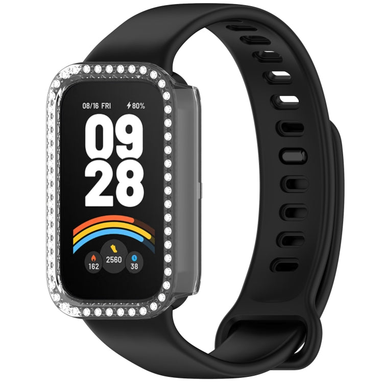 For Redmi Band 3 Diamond PC Half Coverage Watch Protective Case