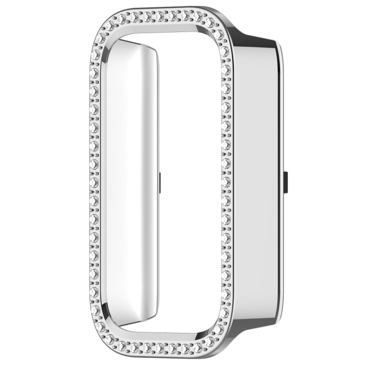 For Xiaomi Smart Band 9 Active Diamond PC Half Coverage Watch Protective Case
