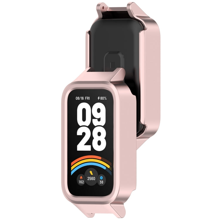 For Xiaomi Smart Band 9 Active Hollow PC Half Coverage Watch Protective Case