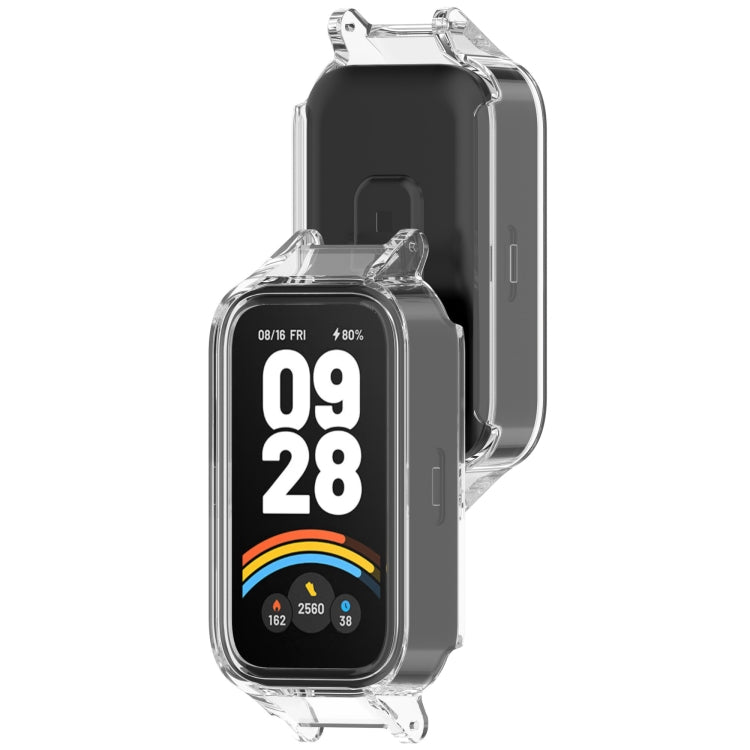 For Xiaomi Smart Band 9 Active Hollow PC Half Coverage Watch Protective Case