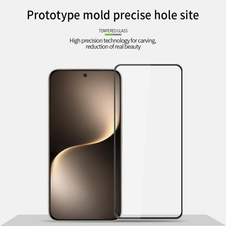 For Honor Magic7 MOFI 9H 3D Explosion-proof Curved Screen Tempered Glass Film - Black