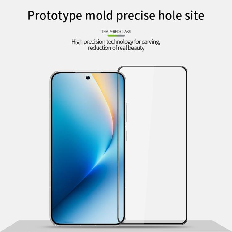 For Honor Win / Win RT 5G MOFI 9H 3D Explosion-proof Curved Screen Tempered Glass Film - Black