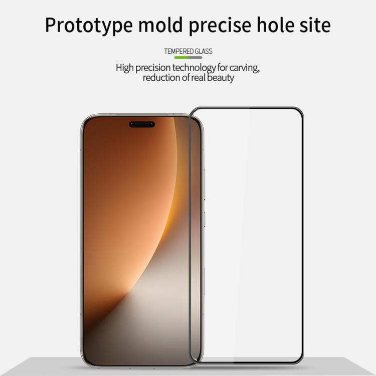 For Honor Magic8 Unlock MOFI 9H 3D Explosion-proof Curved Screen Tempered Glass Film - Black