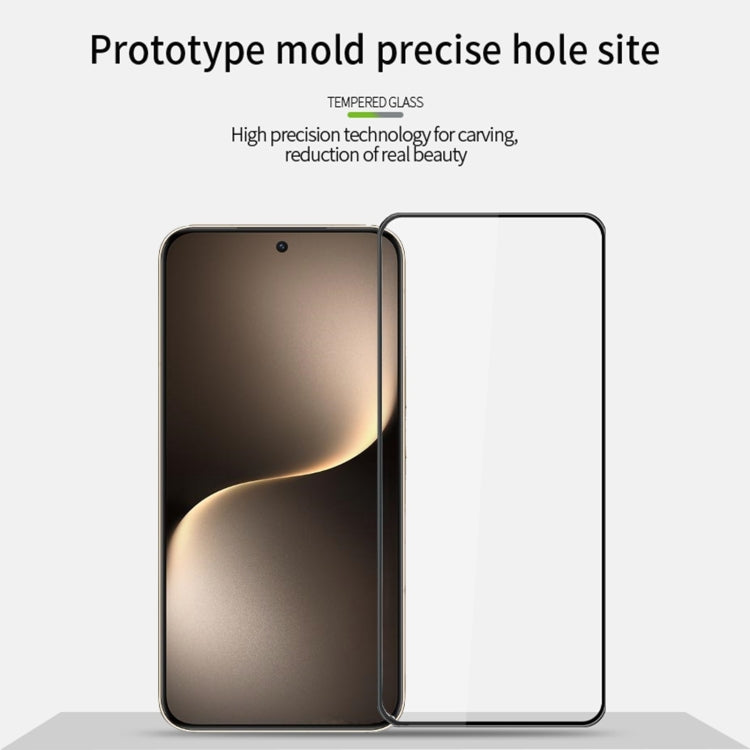 For Honor Magic7 PINWUYO 9H 3D Curved Full Screen Explosion-proof Tempered Glass Film - Black