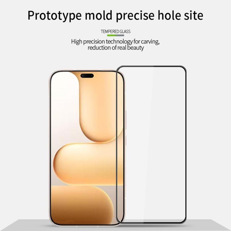 For Honor 600 Lite Global / X80i PINWUYO 9H 3D Curved Full Screen Explosion-proof Tempered Glass Film - Black