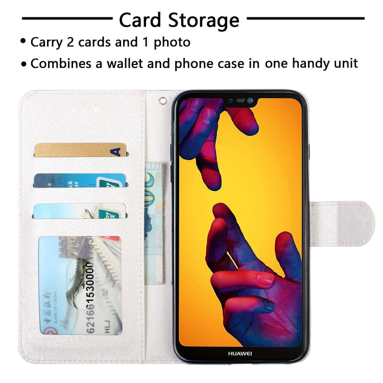 3D Visual Painting Left And Right Open Leather Case for Huawei P20 lite & Nova 3e &P9 lite 2018  , With Bracket & Card Slot & Wallet & Bracelet