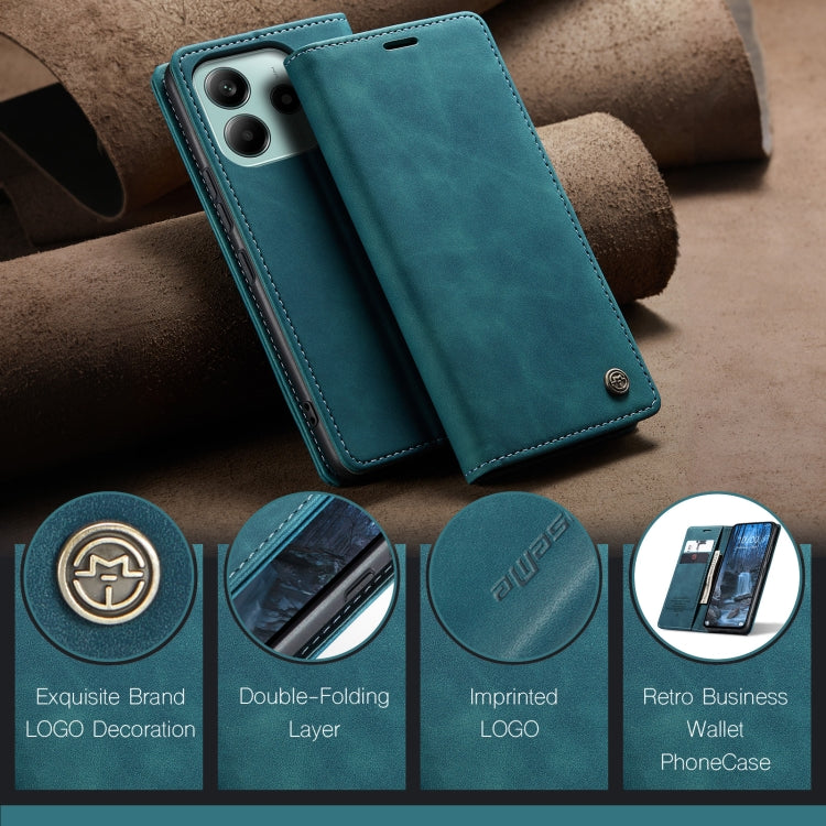 For Redmi Note 14 5G CaseMe 013 Multifunctional Horizontal Flip Leather Phone Case