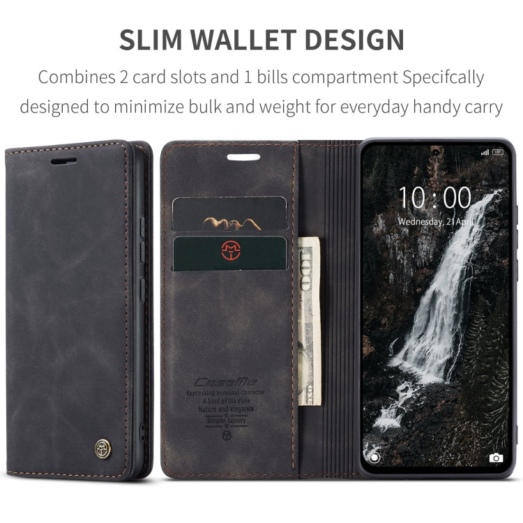 For Redmi Note 14 5G CaseMe 013 Multifunctional Horizontal Flip Leather Phone Case