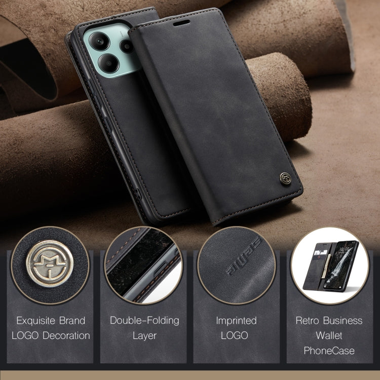 For Redmi Note 14 5G CaseMe 013 Multifunctional Horizontal Flip Leather Phone Case