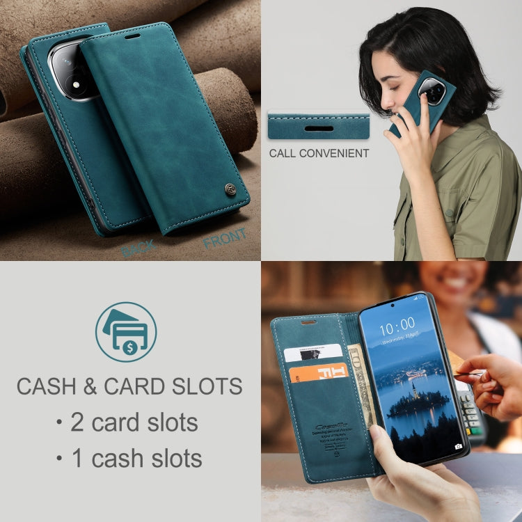For Redmi Note 14 Pro 5G CaseMe 013 Multifunctional Horizontal Flip Leather Phone Case