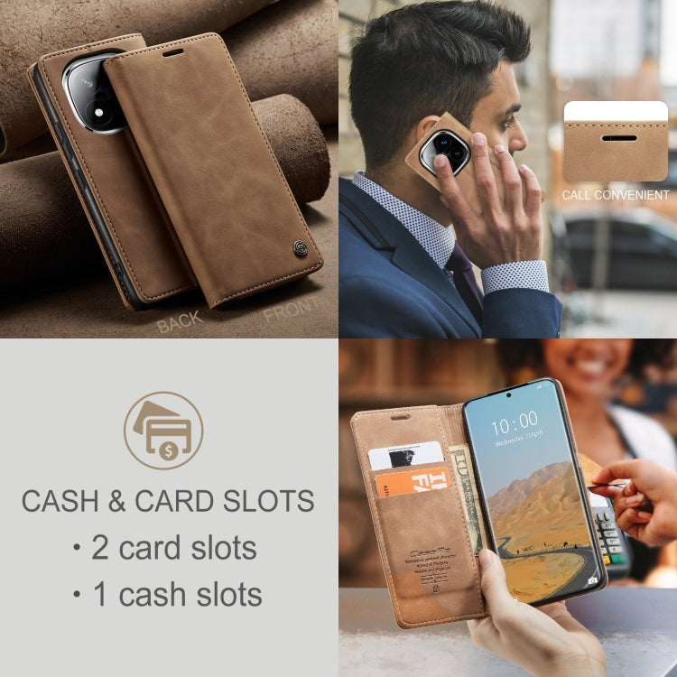 For Redmi Note 14 Pro 5G CaseMe 013 Multifunctional Horizontal Flip Leather Phone Case