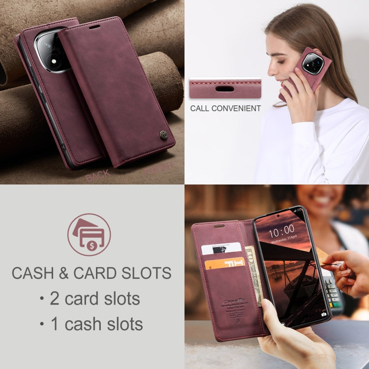 For Redmi Note 14 Pro 5G CaseMe 013 Multifunctional Horizontal Flip Leather Phone Case
