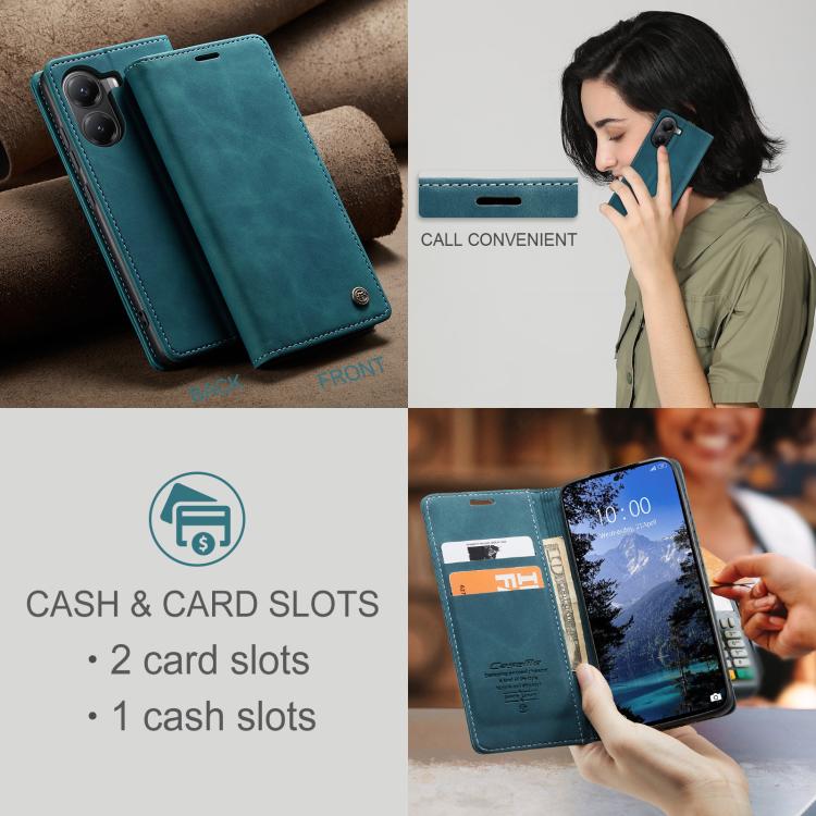 For Xiaomi Poco X7 Pro CaseMe 013 Multifunctional Horizontal Flip Leather Phone Case