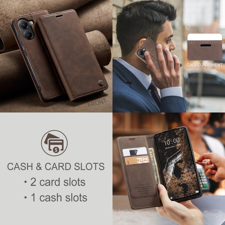 For Xiaomi Poco X7 Pro CaseMe 013 Multifunctional Horizontal Flip Leather Phone Case