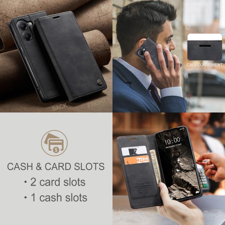 For Xiaomi Poco X7 Pro CaseMe 013 Multifunctional Horizontal Flip Leather Phone Case