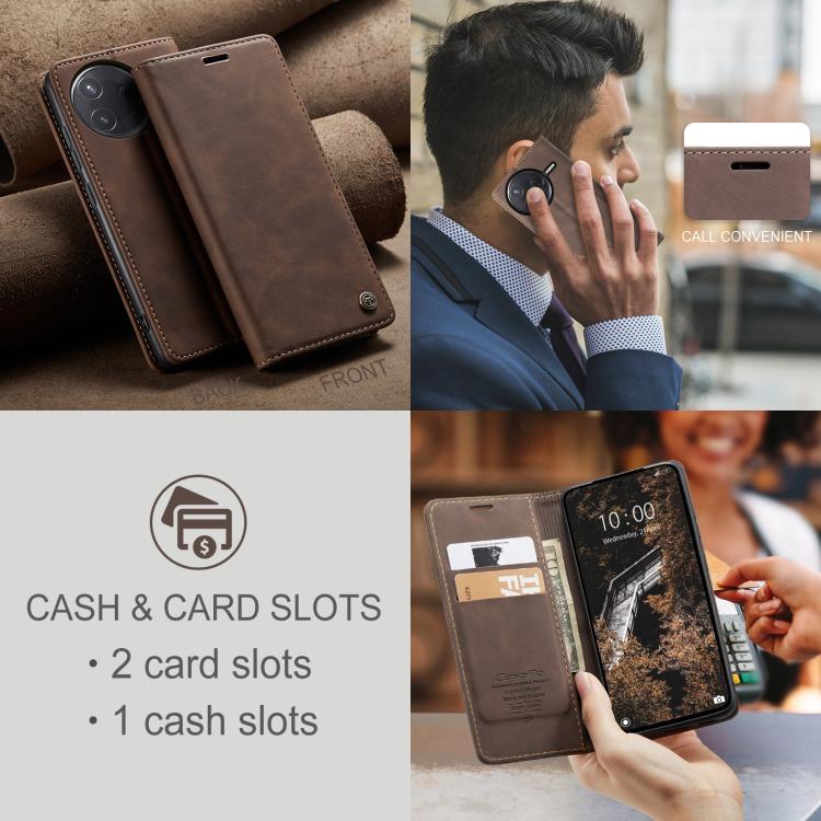 For Xiaomi Poco F7 Pro / F7 Ultra CaseMe 013 Multifunctional Horizontal Flip Leather Phone Case