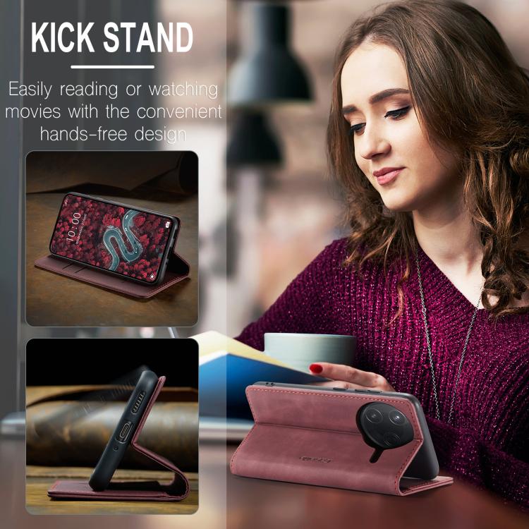 For Xiaomi Poco F7 Pro / F7 Ultra CaseMe 013 Multifunctional Horizontal Flip Leather Phone Case