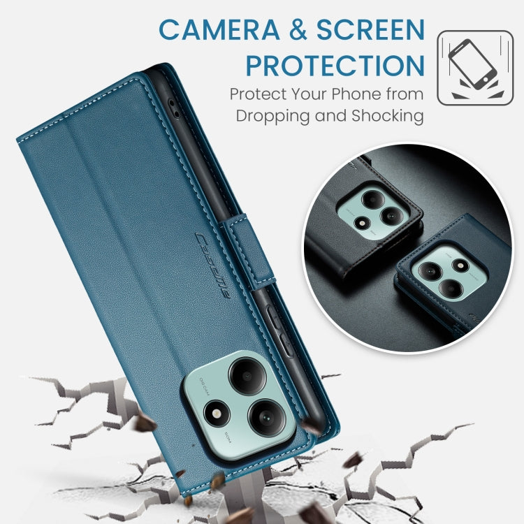 For Redmi Note 14 5G CaseMe 023 Butterfly Buckle Litchi Texture RFID Anti-theft Leather Phone Case