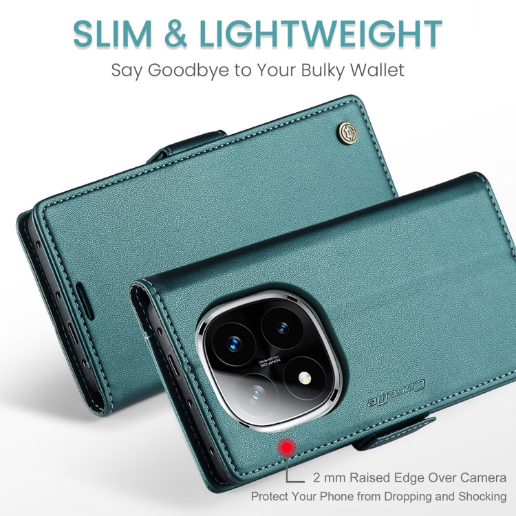 For Redmi Note 14 Pro 5G CaseMe 023 Butterfly Buckle Litchi Texture RFID Anti-theft Leather Phone Case