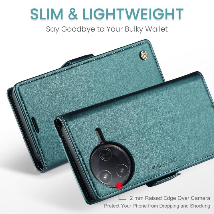 For Xiaomi Poco F7 Pro / F7 Ultra CaseMe 023 Butterfly Buckle Litchi Texture RFID Anti-theft Leather Phone Case