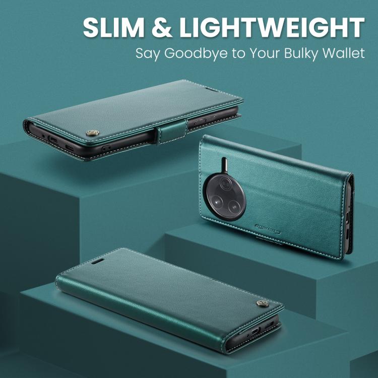 For Xiaomi Poco F7 Pro / F7 Ultra CaseMe 023 Butterfly Buckle Litchi Texture RFID Anti-theft Leather Phone Case