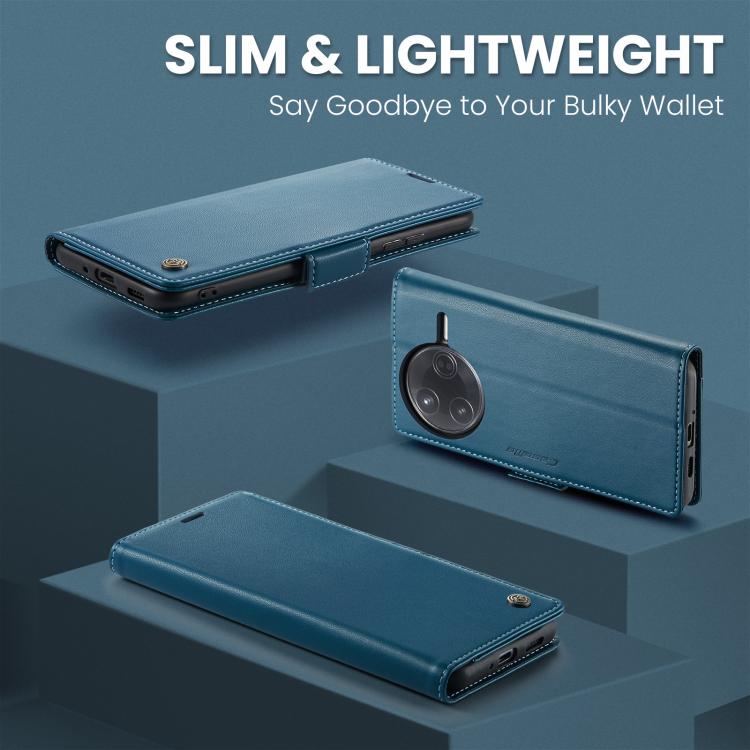 For Xiaomi Poco F7 Pro / F7 Ultra CaseMe 023 Butterfly Buckle Litchi Texture RFID Anti-theft Leather Phone Case