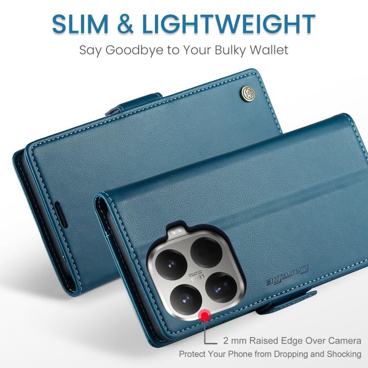 For Xiaomi 15T Pro CaseMe 023 Butterfly Buckle Litchi Texture RFID Anti-theft Leather Phone Case